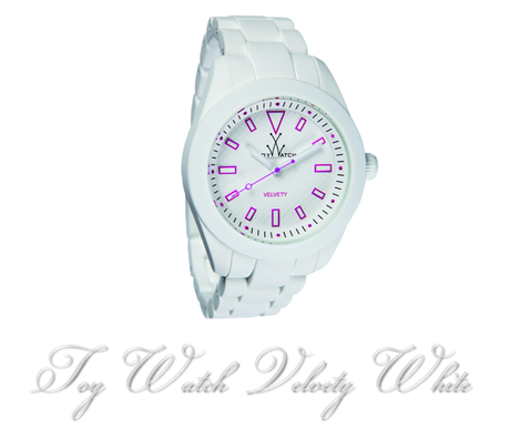 Object of desire: Toy Watch Velvety in White