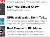 podcast audio video l'app Instacast.