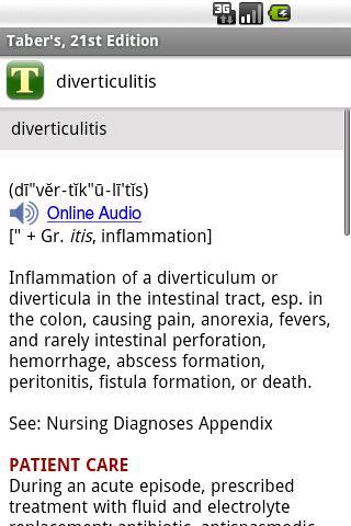  Tabers Medical Dictionary, programmi per medici e dottori su Android