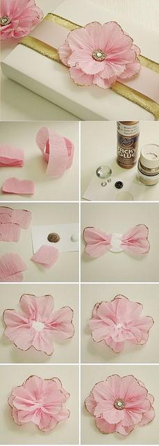 Paper flower diy ♥ tutorial fiore di carta