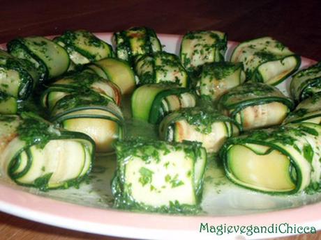 Involtini di zucchine