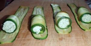 Involtini di zucchine