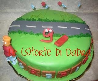 Torta con Burt Simpson per Gabriele...