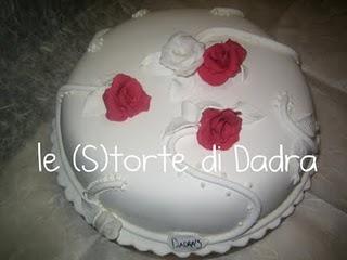 Torta con le rose per un'occasione speciale...