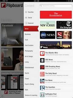 Foto ed aggiornamenti dei tuoi amici su Facebook e su Twitter con Flipboard