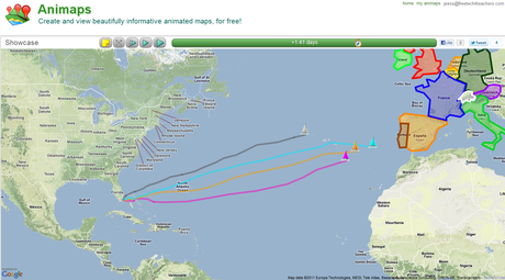 Animaps: creare carte geografiche animate