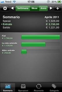 Tieni sotto controllo le tue finanze con l'app ''Le mie spese''.