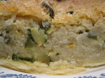 Torta di miglio e zucchine