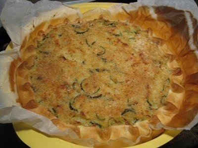 Torta di miglio e zucchine