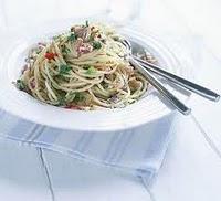 Spaghetti con tonno e capperi profumati alla menta