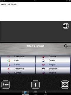 Mio Traduttore Pro HD, il traduttore di 52 lingue diverse.