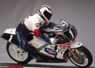 Diorama - Wayne Gardner & Honda RVF 750 8 Hours Suzuka 1987 (Tamiya) by Utage Factory House