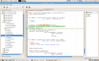 Kate originalmente editor di testo per l'ambiente grafico KDE è stato spostato come componente di una qualsiasi altra applicazione KDE.