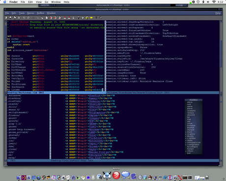 Kate originalmente editor di testo per l'ambiente grafico KDE è stato spostato come componente di una qualsiasi altra applicazione KDE.