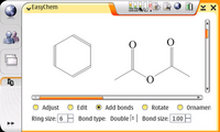 EasyChem programma  disegno di molecole e formule chimiche 2D di alta qualità.