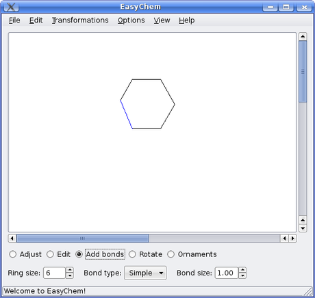 EasyChem programma  disegno di molecole e formule chimiche 2D di alta qualità.