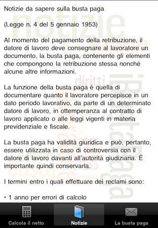 iBustaPaga: l’applicazione per eseguire il calcolo del netto mensile in busta paga