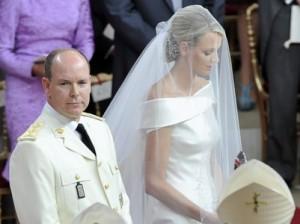 Il secondo “si” di Alberto e Charlene di Monaco foto Ansa