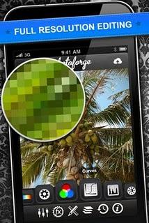 Manipolazione delle foto per iOS con l'app PhotoForge2.