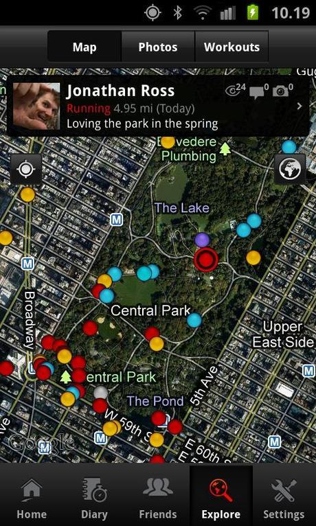  Sports Tracker, software Android per sportivi, ciclisti e corridori