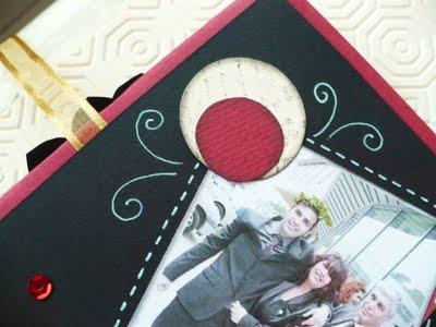 Scrapbooking tutorial: Mini album Laurea