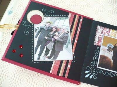 Scrapbooking tutorial: Mini album Laurea