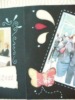 Scrapbooking tutorial: Mini album Laurea