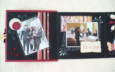 Scrapbooking tutorial: Mini album Laurea