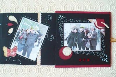 Scrapbooking tutorial: Mini album Laurea