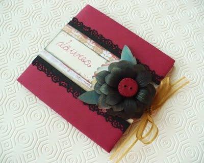 Scrapbooking tutorial: Mini album Laurea