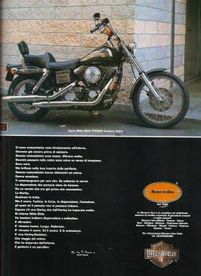 Pubblicità H-D Dyna Wide Glide 1995