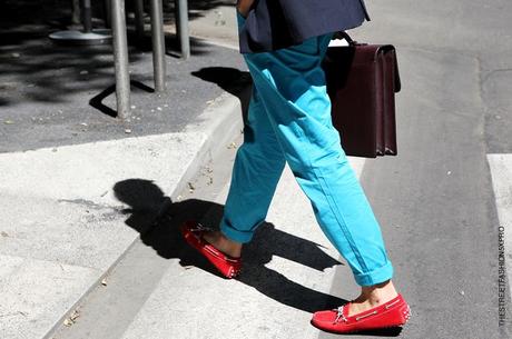 In the Street...Blue Sky, Milan