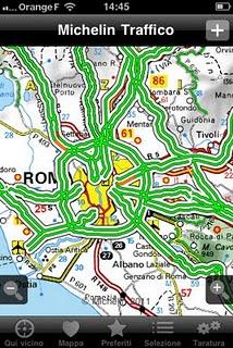 Le informazioni sul traffico in tempo reale con l'app Michelin Traffico