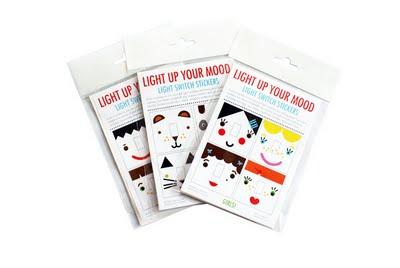 Adesivi divertenti per interruttori: Light Up Your Mood Stickers