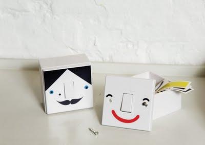 Adesivi divertenti per interruttori: Light Up Your Mood Stickers
