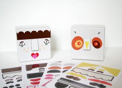 Adesivi divertenti per interruttori: Light Up Your Mood Stickers