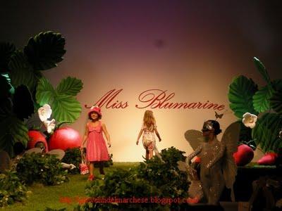 Nobili bimbe per la sfilata di Miss Blumarine. Pitti Bimbo 73