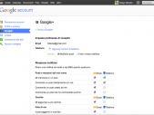 Google Plus Preferenze