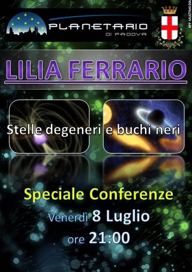 Al Planetario di Padova Conferenza su Buchi Neri e Magnetar