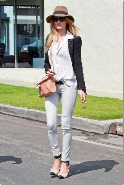 Rosie Huntington Whiteley, fashion, style, outfit, look inspirations, street style, model off duty