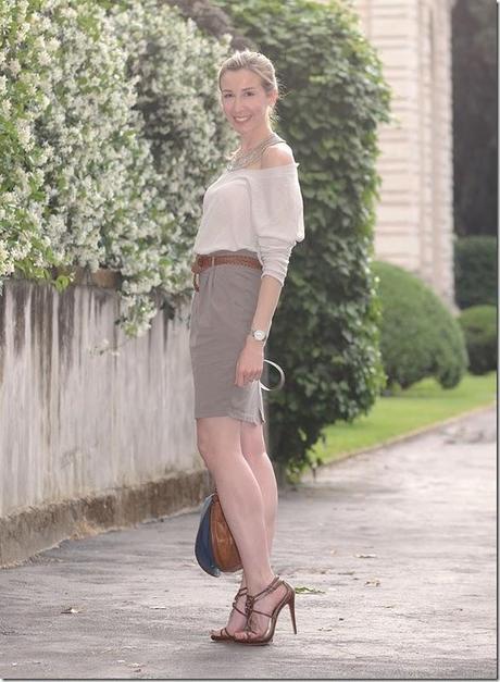 Zara, gonna tubino, pencil skirt, moda, fashion, vita alta, high waisted