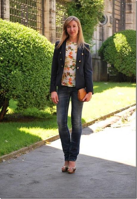 Stella McCartney, fruit print, s/s 2011, stampe frutta, zara, blazer, fendi, dondup, cinti