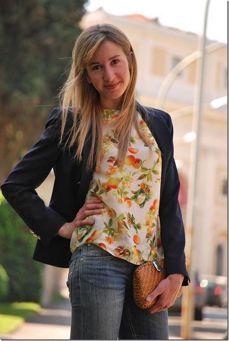 Stella McCartney, fruit print, s/s 2011, stampe frutta, zara, blazer, fendi, dondup, cinti