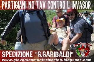 Partigiani No Tav contro l’invasor