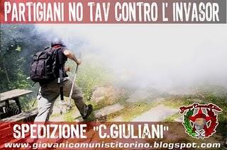 Partigiani No Tav contro l’invasor