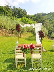 Rose rosse e juliet color pesca per un bouquet speciale Rose rosse e juliet color pesca per un bouquet speciale