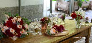 Rose rosse e juliet color pesca per un bouquet speciale Rose rosse e juliet color pesca per un bouquet speciale