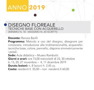 UNIVERSITA' DEL GARDA 2019/2020 - DESENZANO - MUSEO RAMBOTTI - CORSI DI DISEGNO FLOREALE UNIVERSITA' DEL GARDA 2019/2020 - DESENZANO - MUSEO RAMBOTTI - CORSI DI DISEGNO FLOREALE