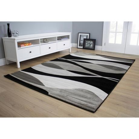 Tappeto Manhattan Hudson tappeti moderni colori bianco e nero