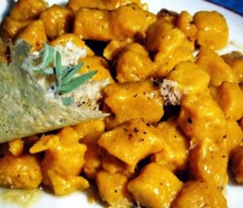 GNOCCHI DI ZUCCA AL CASERA STAGIONATO gnocchi di zucca al casera stagionato